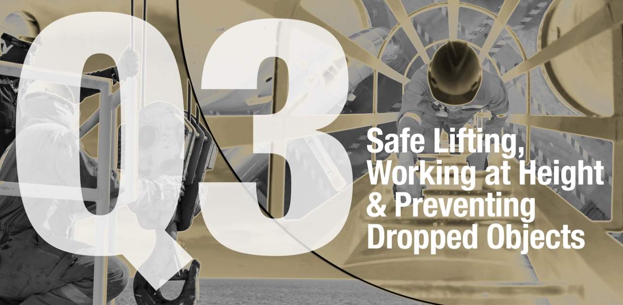Q3 - Safe Lifting, Working at Height & Preventing Dropped Objects